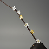 Cherry Blossom Flower Stud Earrings