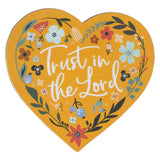 Yellow Floral Trust in the Lord Magnet