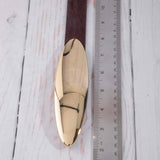 Vegan Leather Oval Long Plate Buckle Belt