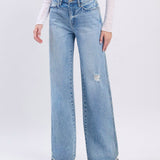Kris Super High Rise Baggy Wide Leg Jeans