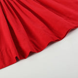 Red Velour Christmas Smocked Bishop Dress
