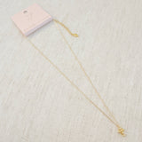 Mini Dot Cross Pendant Necklace