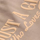 Just a Girl Who Loves Jesus Puff Sweatshirt