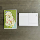 Georgia 4" x 6" Postcard
