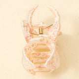 Large Paint Splatter Flower Hair Claw: Multiple Colors