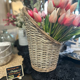 Hanging Wicker Basket
