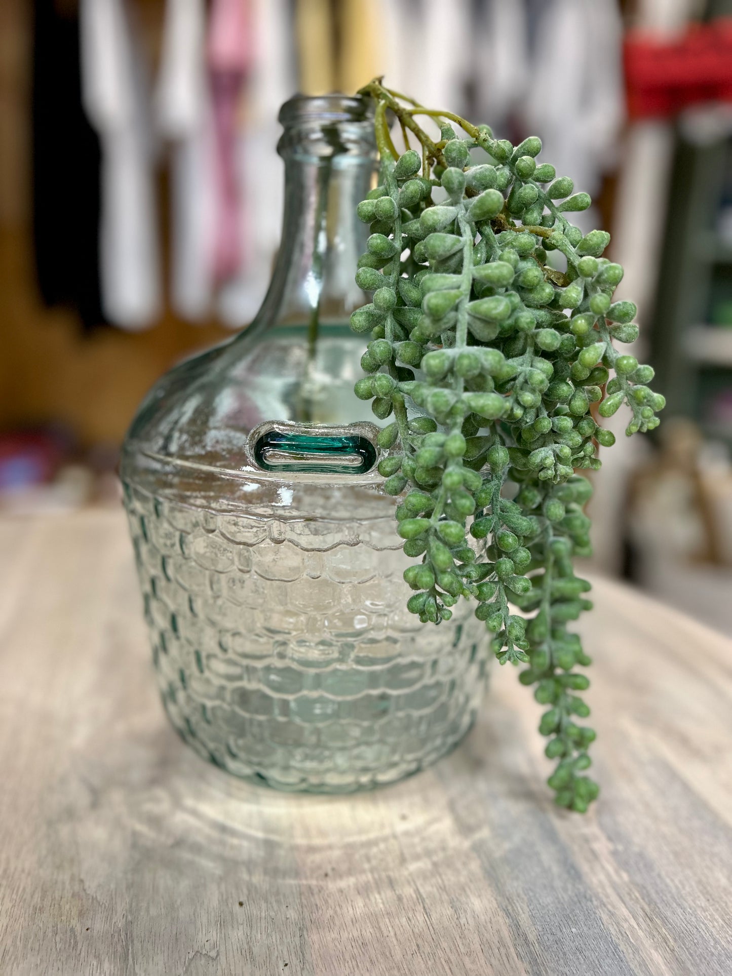 Vintage Glass Cellar Bottle