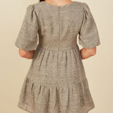 Beth Square Neck Bubble Dress