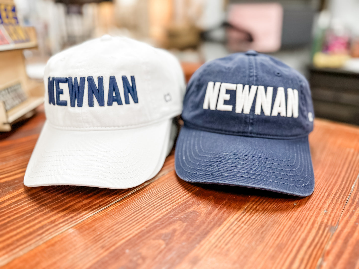 Newnan Navy Hat with White Embroidery