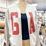 GA Ash Sweatshirt Cardigan