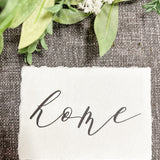 Home Calligraphy Print