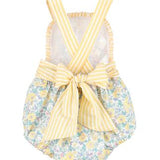 Sophie & Lucas Girls Sunny Spring Yellow Floral Bubble