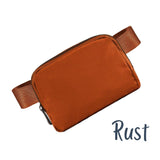 Matte Neutral Nylon Belt Bag