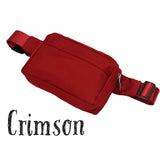 Matte Solid Color Belt Bag
