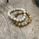 Wooden Beaded Bracelet: Multiple Colors