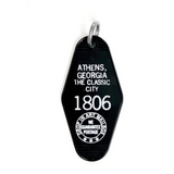 Athens, Georgia Motel Keychain | Black