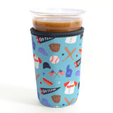 Take Me Out To The Ballgame Baseball Drink Sleeve: Medium