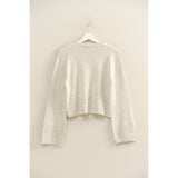 Eyelet Detailed Long Sleeve Sweater