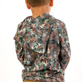 Boys Classic Camo Performance Hooded Shirt: Multi-Color