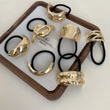 Gold Metal Hair Tie Hair Accessory Hair Band
