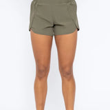 Highwaist Athleisure Split Shorts | Assorted Colors