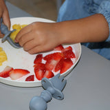Mini Utensil Set with Travel Case: Blush