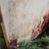 Vintage Santa Framed Canvas