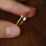 Minimalist Stacking Thin Band Ring in 925 Sterling Silver