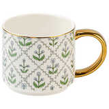 Floral Quilt Coffee Mug