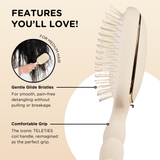 Detangler Hair Brush for Medium Hair| Tan