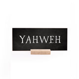 Name Of God | Yahweh Sign with Stand