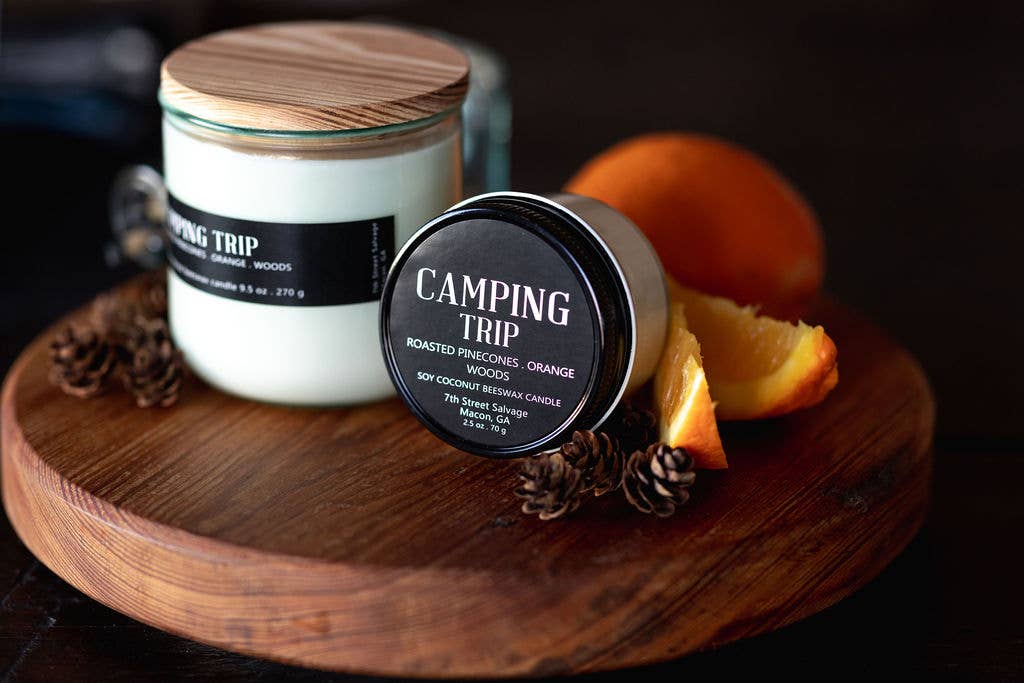 Camping Trip Candle - Pine Cone & Wild Orange