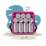 FOAM 22 Qt. EVA Light Hybrid Cooler Holds 30 Cans - Pink