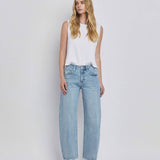 Sauve High Rise Barrel Leg Jeans