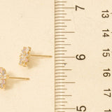 Cluster Flower Stud Earrings