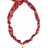 Georgia Bulldogs Logo Bandana Scarf Necklace