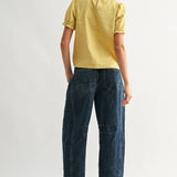 Embroidered Short Sleeve Blouse