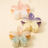 Large Gradient Flower Hair Claws