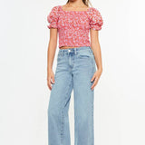 High Rise Wide Leg Youth Jeans