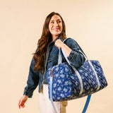Quilted Weekender Bag | Endless Daydream Navy