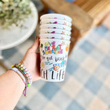 Beach Life Reusable Cups
