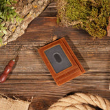 Personalized Leather Wallet with Magnet Clip