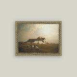 Farmhouse East Frisia Framed Antique Art