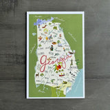 Georgia Note Card w/Envelope
