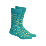 Currituck (Duck Decoys) Socks: Teal
