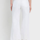 90'S Vintage Crop Flare Jeans | Optic White