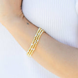 Bead & Pearl Stretch Bracelets
