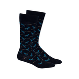 Boxwood (Pheasant) Socks: Navy