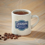 Grandpa Like Dad Only Cooler Blue Earthenware Mug
