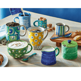 Mabel Footed Mug Multi Stoneware